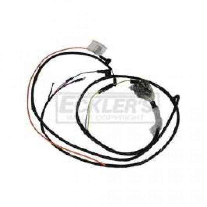 Chevelle Engine Wiring Harness, 6 Cylinder, For Cars With Warning Lights, 1965-1966