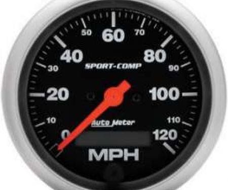 Chevelle Speedometer, Electric, 120 MPH, Sport-Comp Series, AutoMeter, 1964-1972