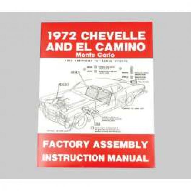 1971 Chevelle, El Camino, Monte Carlo GM Factory Assembly Manual – Reproduction By The Parts Place Inc. (BK1052V) - View #6