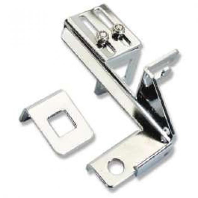Chevelle Carburetor Linkage Bracket, Chrome, For Cars With Automatic