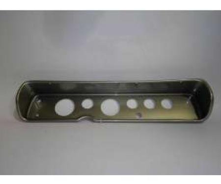Chevelle Instrument Cluster Panel, Aluminum Finish, With Pre-Cut Holes, 1964-1965