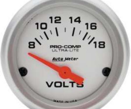Chevelle Voltmeter, Ultra-Lite Series, AutoMeter, 1964-1972