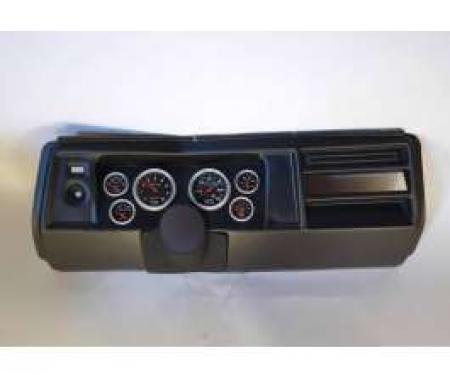 Chevelle Instrument Cluster Panel, Black Finish, With Sport Comp Gauges, 1969