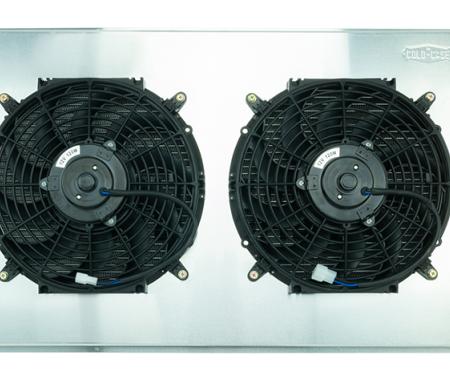 Cold Case Radiators 67-76 Chevy GMC Pickup Truck LS Swap Aluminum Radiator AT and 12 Inch Fan Kit GMT558ALSK