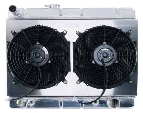 Cold Case Radiators 64-67 GTO w/ AC HO/SD 1.25 Inch Radiator KIT Automatic Transmission GPG38ASK
