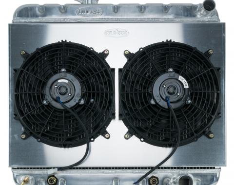 Cold Case Radiators 65 GTO Non A/C AT Aluminum Performance Radiator Dual Fan Kit GPG20K