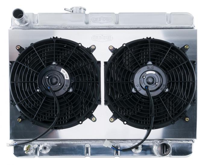 Cold Case Radiators 64-67 GTO w/ AC HO/SD 1.25 Inch Radiator KIT Automatic Transmission GPG38ASK