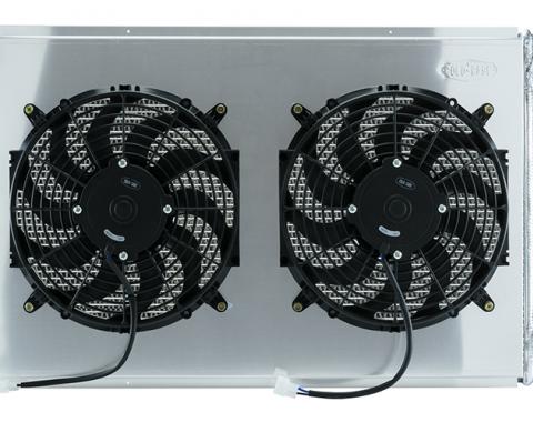 Cold Case Radiators 68-77 A-Body LS SWAP Aluminum Radiator And Dual 14 Inch Fans GMA546ASK