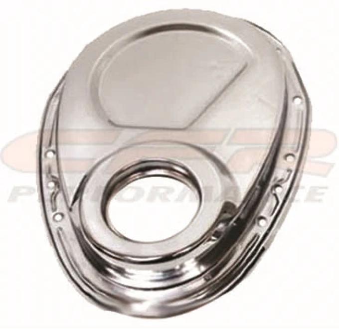 CFR Performance Timing Chain Cover Chevy 283-350 SBC Chrome HZ-4934