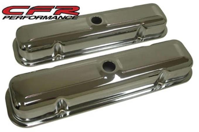 CFR Performance 1959-79 Pontiac 301-326-350-389-400-421-428-455 V8 Short Steel Center Hole Valve Covers HZ-9461