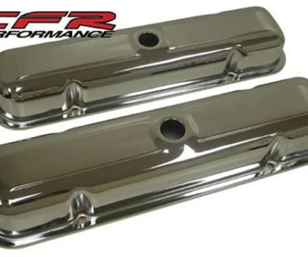 CFR Performance 1959-79 Pontiac 301-326-350-389-400-421-428-455 V8 Short Steel Center Hole Valve Covers HZ-9461