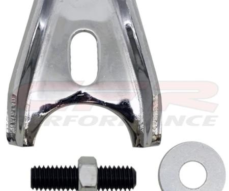CFR Performance 1955-2027 Chevrolet Steel Chevy V8 Competition Style Distributor Hold Down Clamp W/ Bolt & Washer - Chrome HZ-1093-C