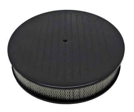 CFR Performance 1930-2027 GM/Ford/Mopar 14" Round Aluminum Air Cleaner - Ball Milled HZ-6801-1