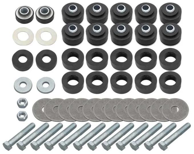 AMD Body & Radiator Support Bushing Set w/ Hardware, 64-67 Chevelle Cutlass Coupe; El Camino P-SB514K