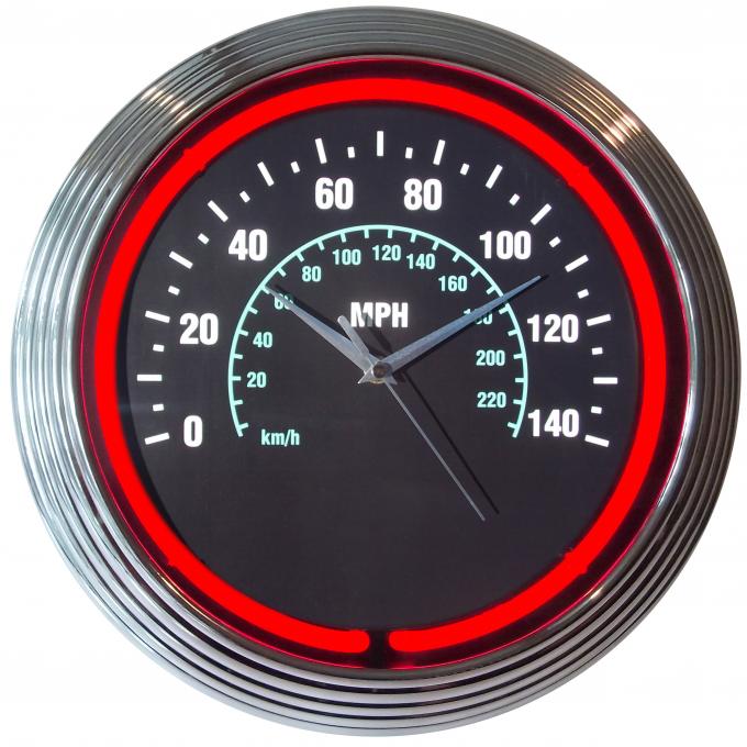 Neonetics Neon Clocks, Speedometer Neon Clock