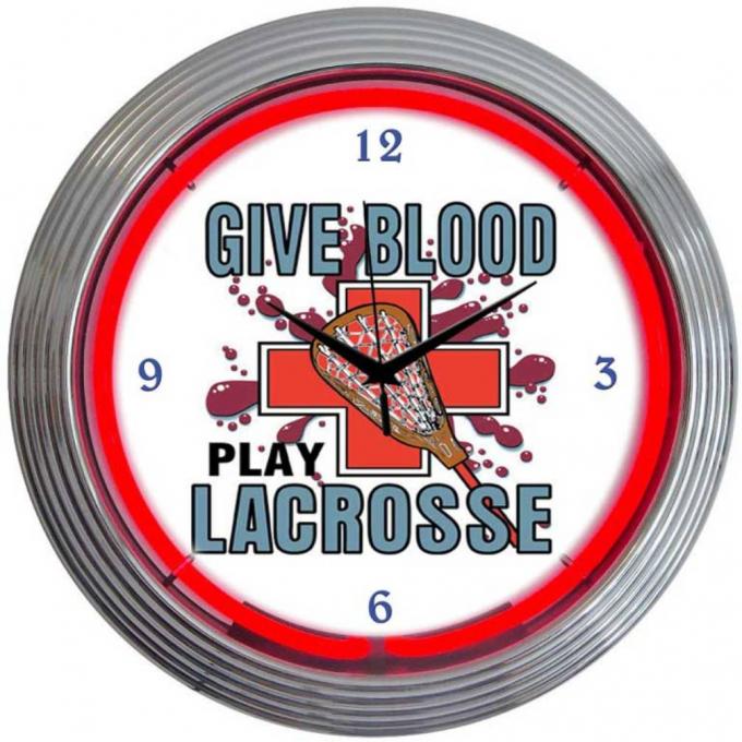 Neonetics Neon Clocks, Lacrosse Neon Clock