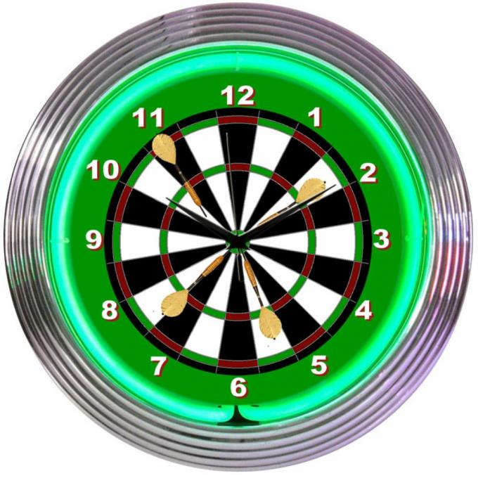 Neonetics Neon Clocks, Darts Neon Clock