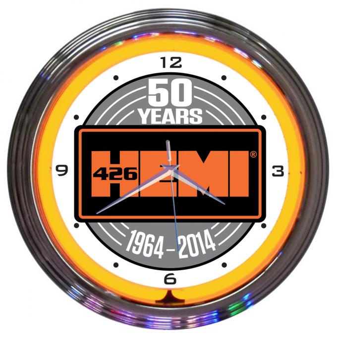 Neonetics Neon Clocks, Hemi 50th Anniversary Neon Clock