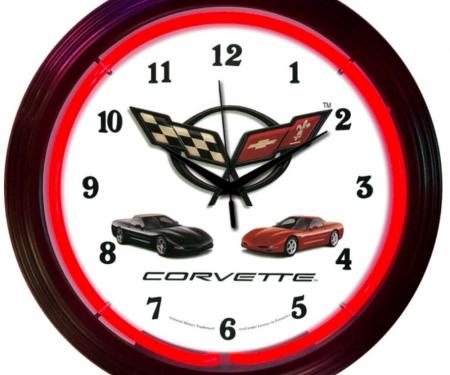 Neonetics Neon Clocks, Corvette C5 Neon Clock