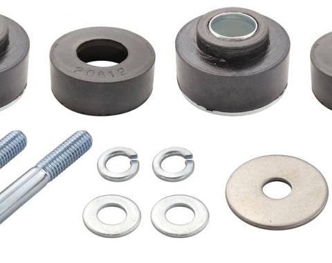 RestoParts Bushing Kit, Body, 1968-72 GM A Body, 4 Bushing Supplement, w/Hardware SB519K