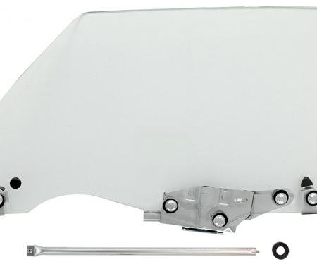 RestoParts Door Glass/Guide Assembly, 1970-72 Chevelle Coupe/Convertible, Left CH28166LH