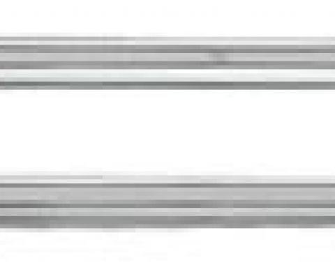 RestoParts Chrome Trim, Lower Door Panel, 1964-66 CH/EC/GTO/1971-72 MC, Front DP00022