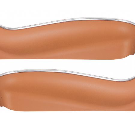 RestoParts Seat Base, 1966-72 GM A Body/Pontiac,1967-70 Eldoado, Bucket/Strato Bench, Pair, Tan NKK002BTN