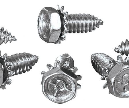 RestoParts VALVE TO HOOD FRAME MOUNT SCREWS PZ00410-ST