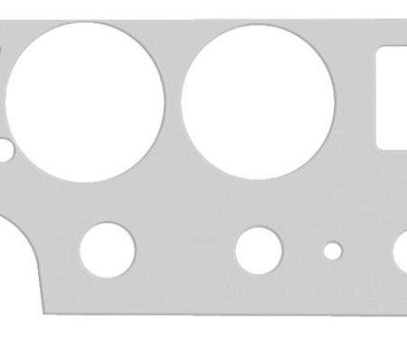 RestoParts Insert, Dash, 1967 GTO w/o A/C, Aluminum G980002