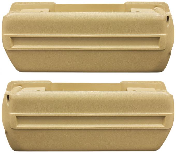 RestoParts Base, Armrest 1968-72 GM "A" Body Front (pair), Gold DP6230GD
