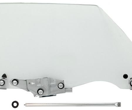 RestoParts Door Glass/Guide Assembly, 1970-72 Chevelle Coupe/Convertible, Right CH28166RH