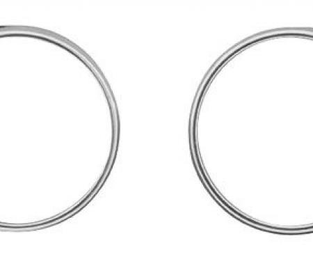 RestoParts Bezels Kit, Headlamp, 1966 Chevelle/El Camino, w/ Extensions 966CHA