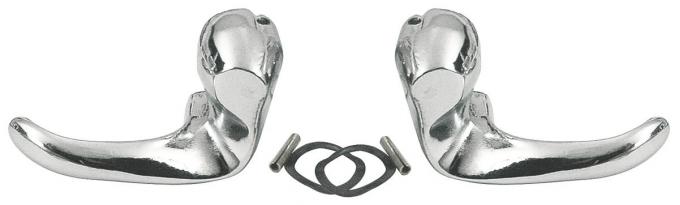 RestoParts Handle, 61-65 GM, 64-67 El Camino/Post, Vent Window, Pair PP00187-PR