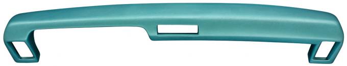 RestoParts Dash Pad, Original Foam Molded-Vinyl Wrapped, 1968 GTO/LeMans/Tempest, w/AC, Turquoise PD92101TQ