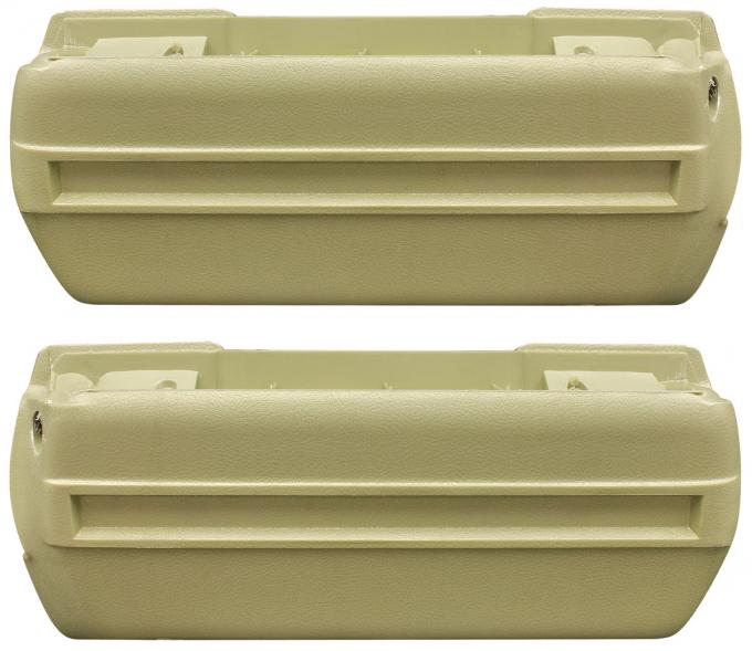 RestoParts Base, Armrest 1968-72 GM "A" Body Front (pair), Ivy Gold DP6230IG
