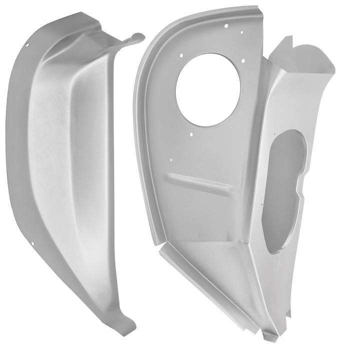 RestoParts Vent Panel, Front Lower Cowl, 1968-72 A-Body, Right CH27866RH