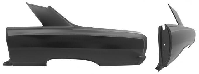 RestoParts Quarter Panel, 64-65 Chevelle, Complete, Left Hand CH27420-LH