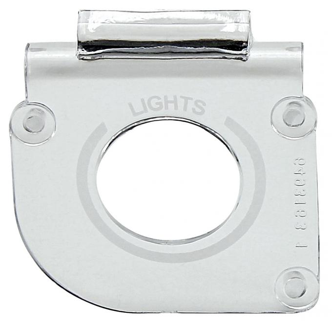RestoParts Lens, Headlight Switch, 1971-72 Chevelle/El Camino/Monte, White CH32160