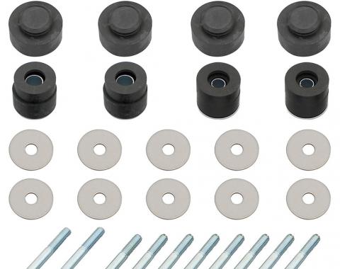 RestoParts Bushing Kit, Body, 1968-72 Chevelle/Cutlass Coupe & EC, 26 Bushings w/Hardware SB516K