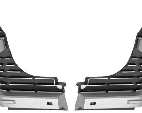 RestoParts Grille Extension, 69 Chevelle/El Camino, Malibu, Repro, Pair CH25316