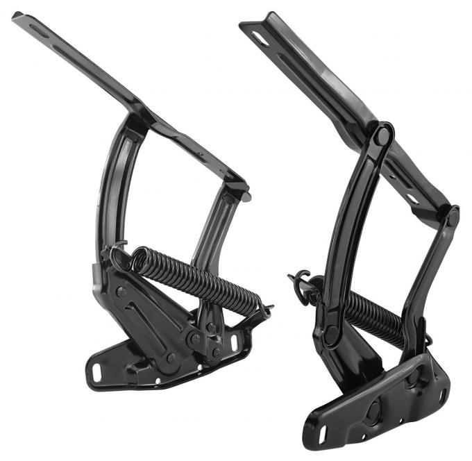 RestoParts Hood Hinges, w/Springs, 1968 Chevelle/El Camino CH32453