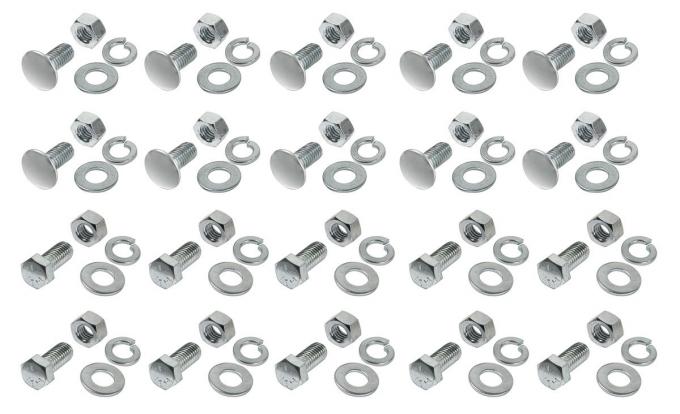 RestoParts Bumper Bolts, 1965-72 A-Body, Kit PK3565