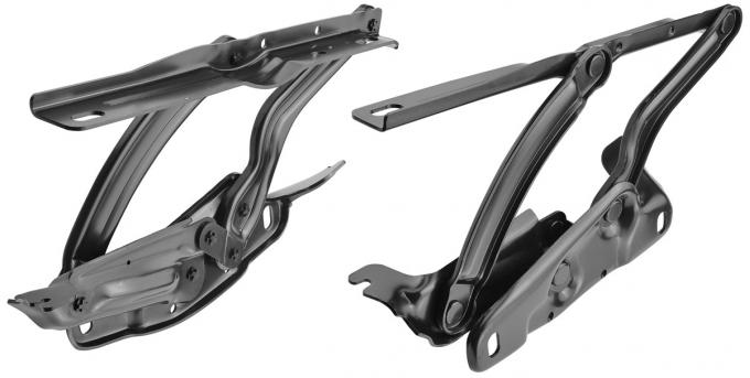 RestoParts Hood Hinge, 1968-72 GTO/1969-70 Bonneville/Catalina, Pair G200007-PR