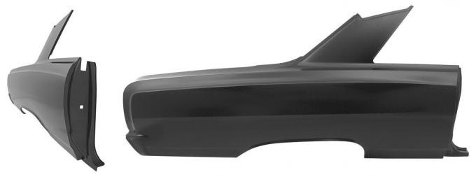 RestoParts Quarter Panel, 64-65 Chevelle, Complete, Right Hand CH27420-RH