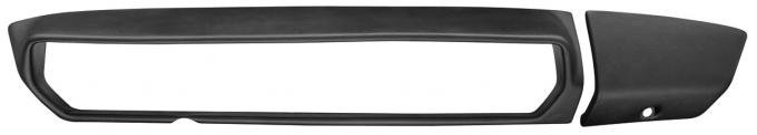 RestoParts Dash Pad And Glove Box Door, Seville Grain, 1964 Cutlass, Kit, Black CT2635BK