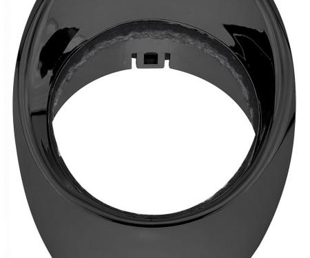 RestoParts Dash Vent Bezel, 66-67 Chevelle / El Camino, Black, Right CH24393RH