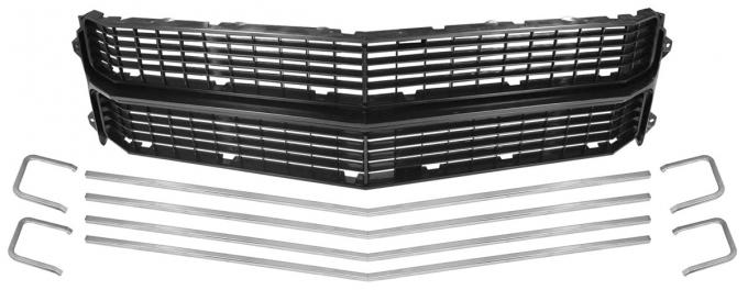 RestoParts Grille Kit, Standard, 1970 Chevelle/El Camino, Super Sport, Black RMS170