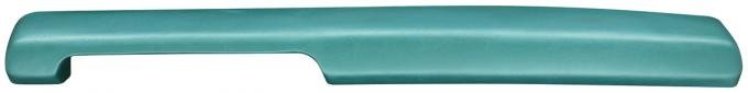 RestoParts Dash Pad, Original Foam Molded-Vinyl Wrapped, 1968 GTO/LeMans/Tempest, w/o AC, Turquoise PD93101TQ