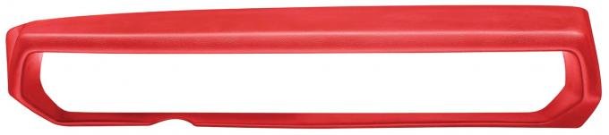 RestoParts Dash Pad, Original Foam Molded-Vinyl Wrapped, 1966-67 Cutlass, Red C2455RD