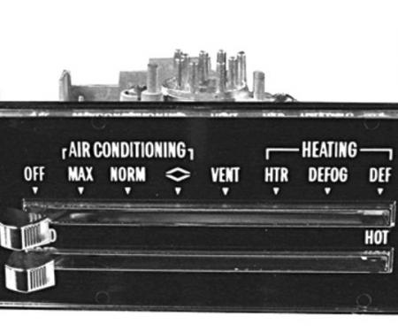 RestoParts Assembly, Heater/A/C Control, 1971-72 Chevelle/El Camino/Monte Carlo CH25793